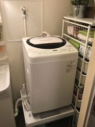 平野区にて洗濯の水漏れ