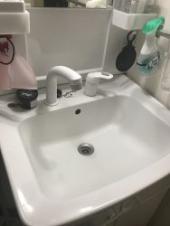 洗面の水漏れ