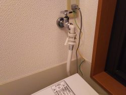 大正区にて洗濯蛇口の水漏れ
