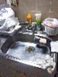 大阪市西区で台所のつまり