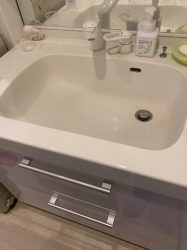 洗面蛇口水漏れ