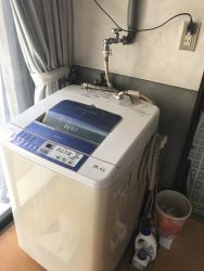 洗濯蛇口の水漏れ