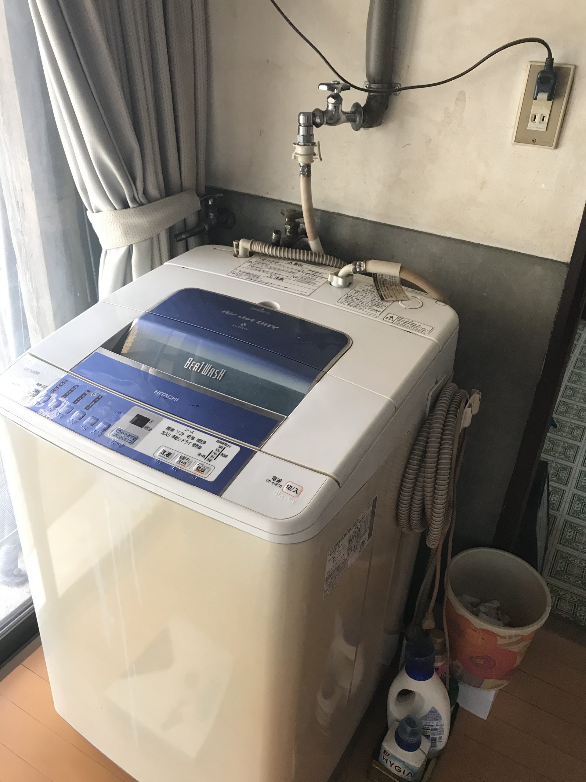 洗濯蛇口の水漏れ