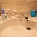 洗面の排水水漏れ