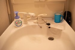 洗面の排水水漏れ